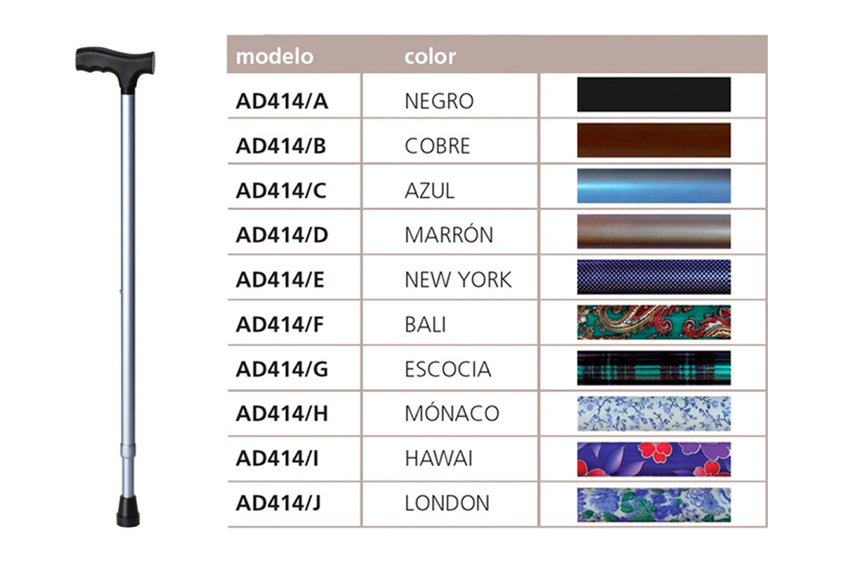 Ayudas Dinámicas Bastó d'alumini Fashion colors
