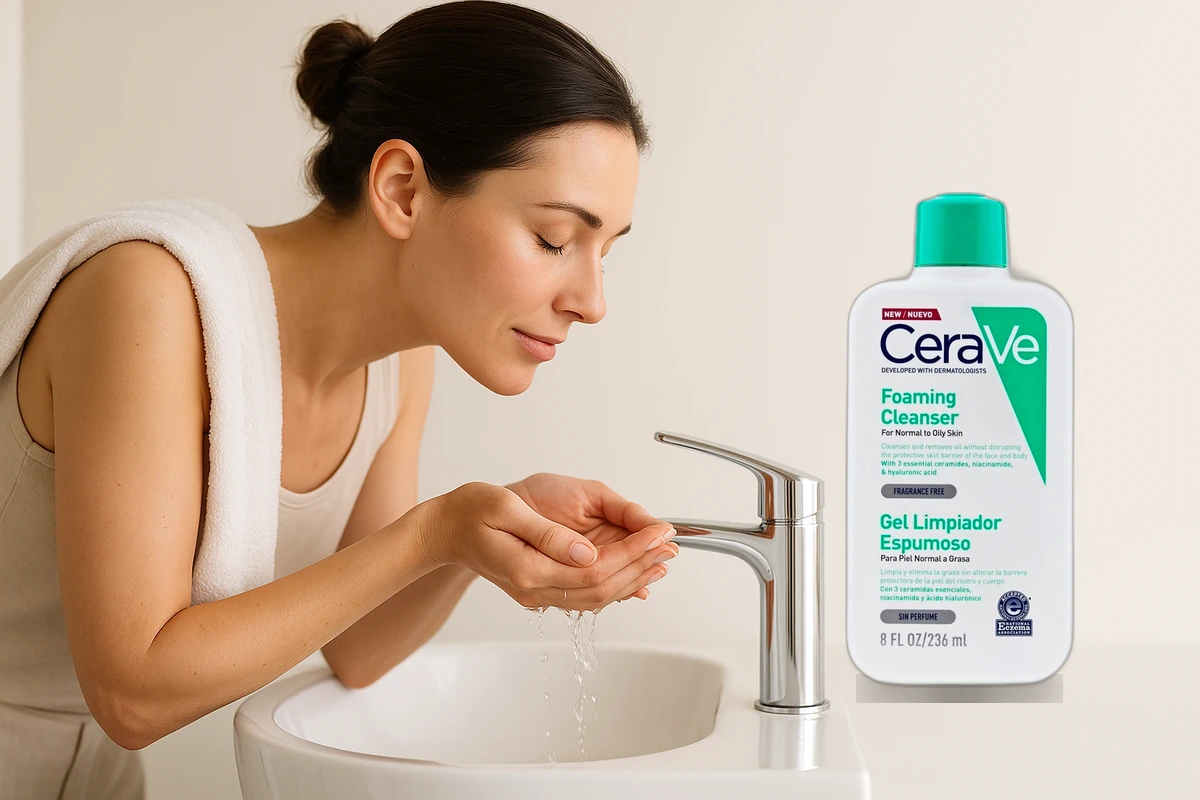 CeraVe Gel netejador escumós 2