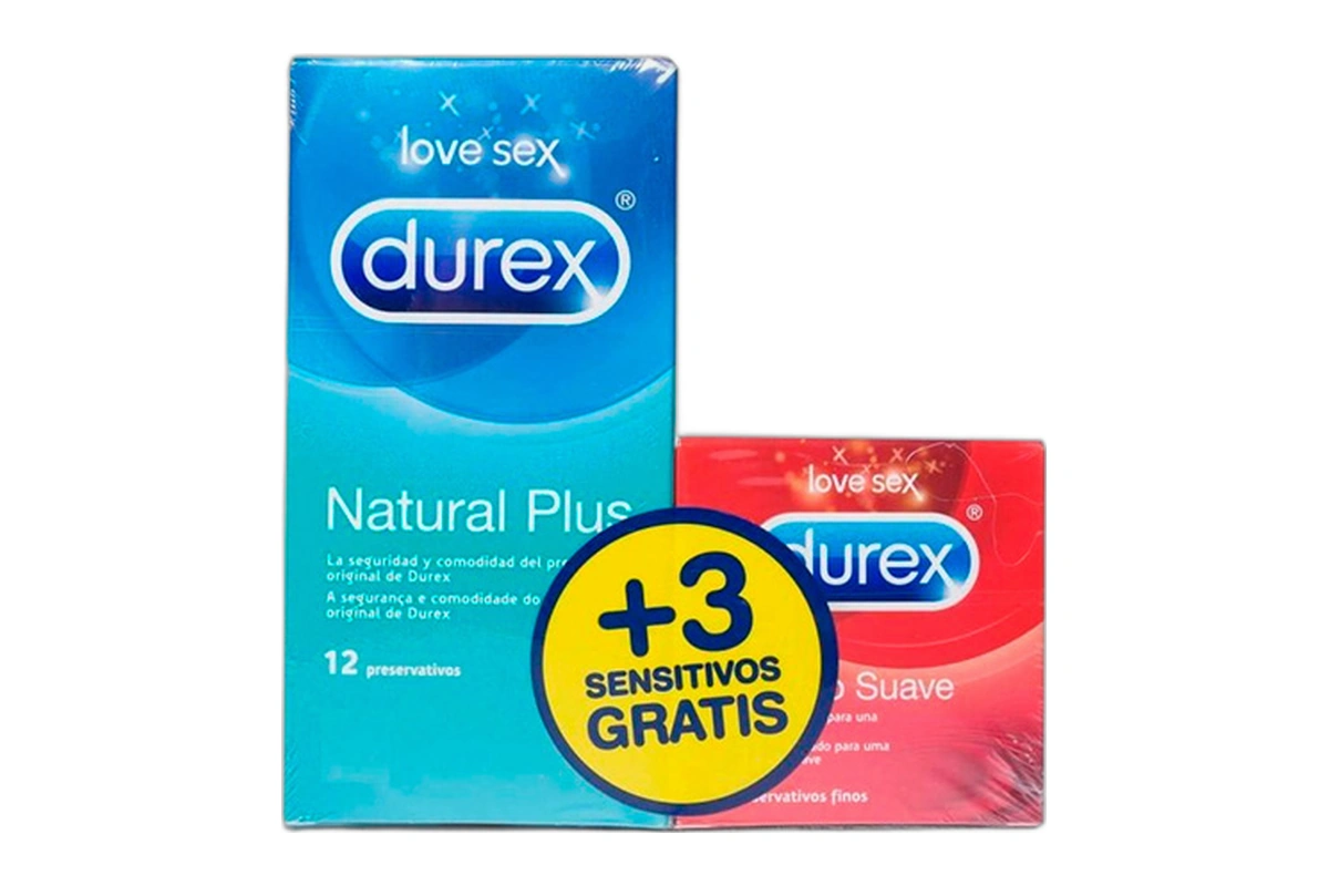 Durex Preservatius Natural Comfort + 3 Sensitivo gratis