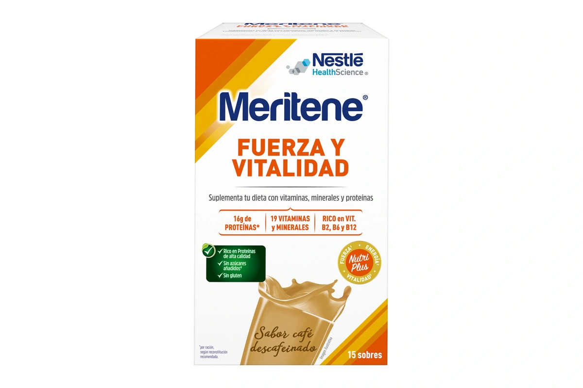 Meritene Fuerza y Vitalidad cafè descafeïnat